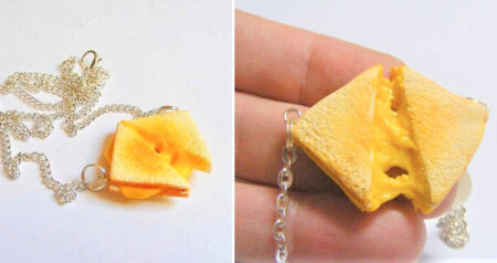Grilled Cheese Necklace