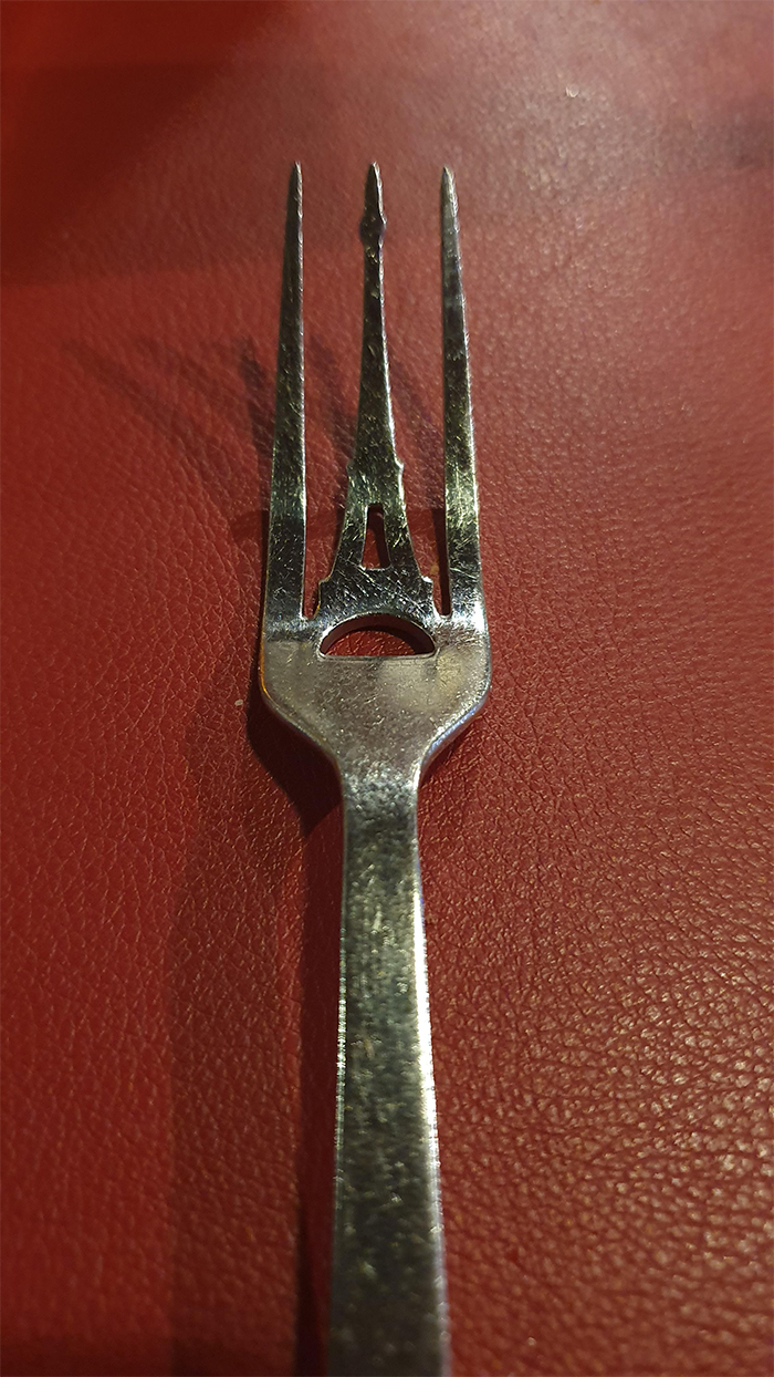 brilliant designs eiffel tower fork