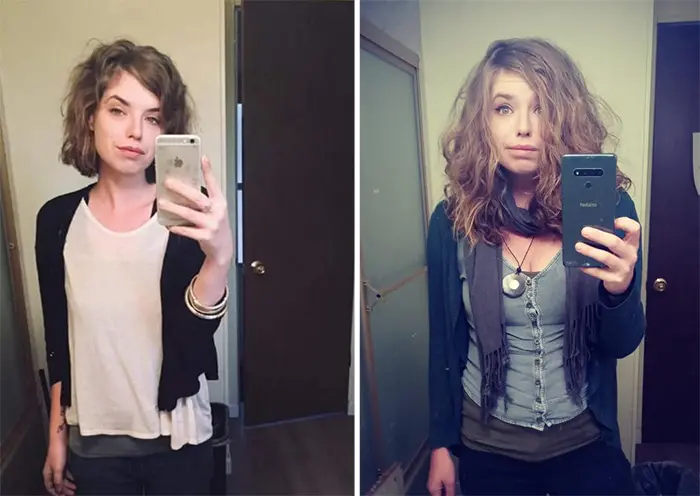 comparison images before and after opiate addiction