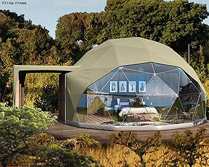 geodesic dome tent panoramic window
