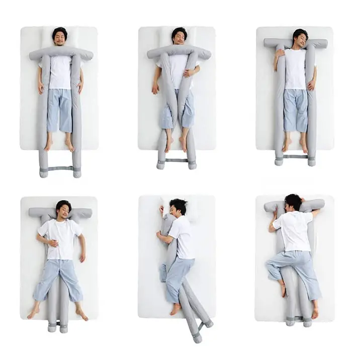 huggable air conditioning pillow positions