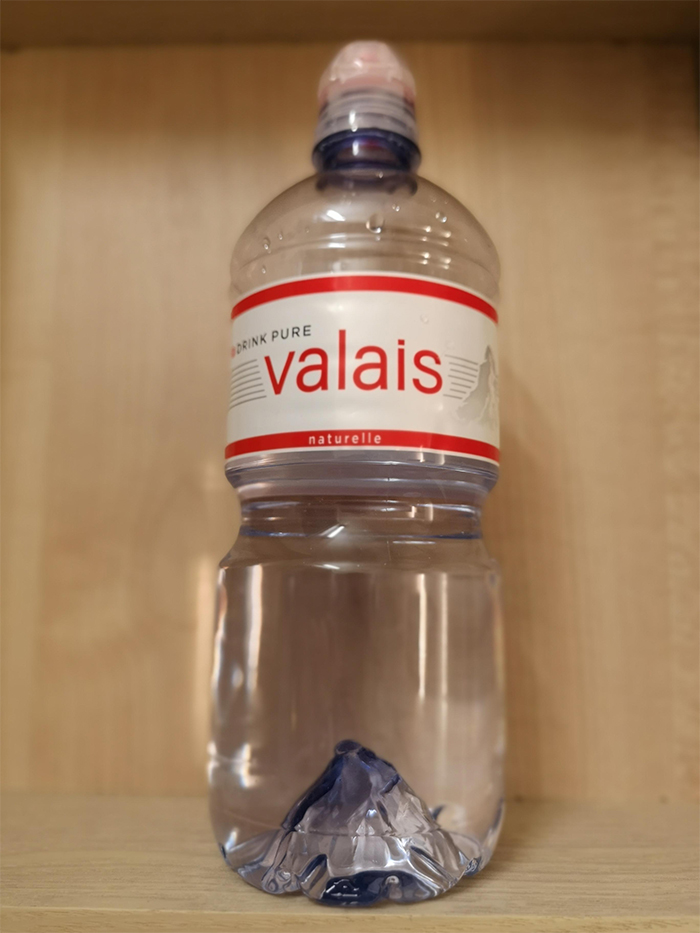 water bottle mountain bottom