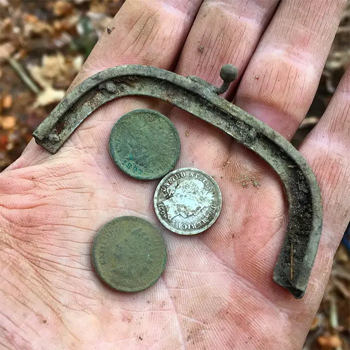 worn down over time coin purse