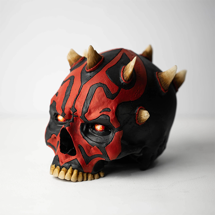 darth maul skull sculpture