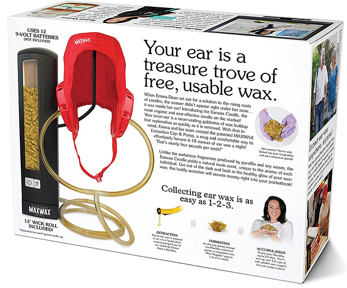 earwax candle kit prank gift box back