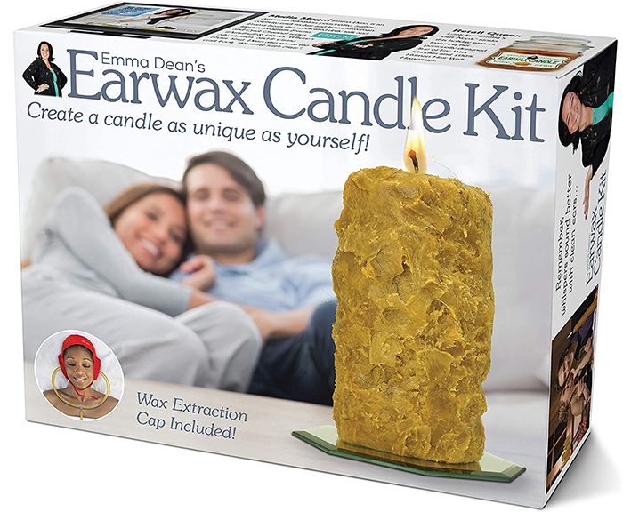 earwax candle kit prank gift box front