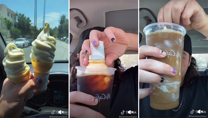 mcdonalds ice cream and coffee hack