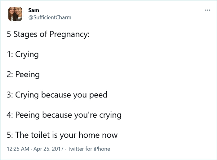 pregnancy problems 5 stages