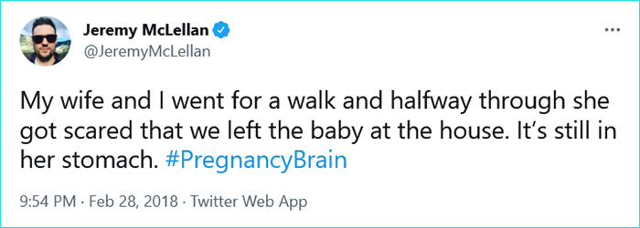 pregnancy problems messed up brain