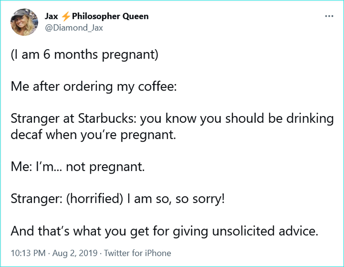 pregnant women struggles coffee