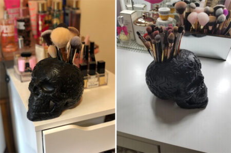 This Skull Might Be The Coolest Yet Creepiest Way To Hold Your Makeup