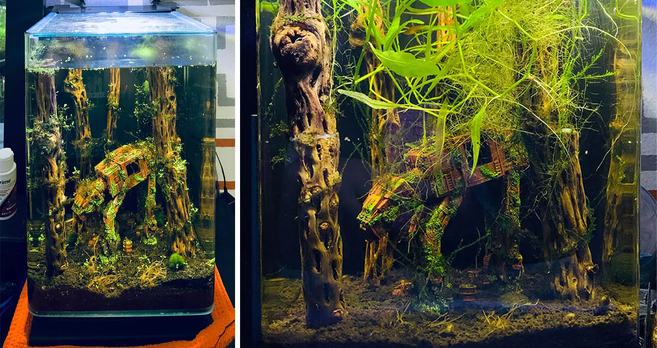 Someone Created A Star Wars-Themed Fish Tank That Looks Like A Sunken