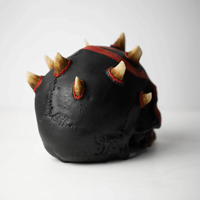 star wars villain cranium sculpture horns