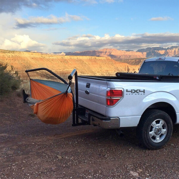 You Can Get A Trailer Hitch Stand For Your Truck That Holds A Couple Of