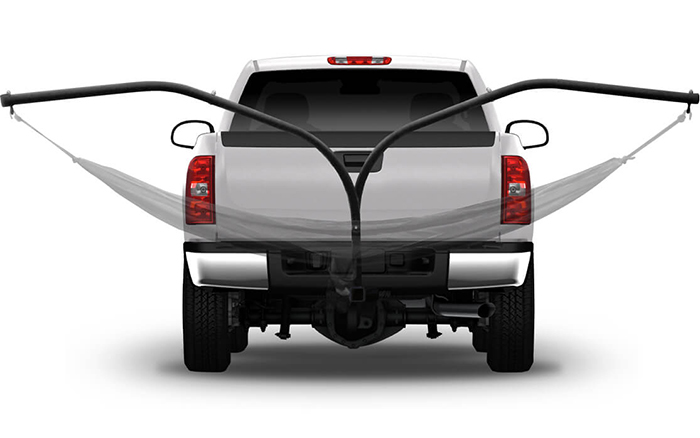 truck suv tailgate attachment hanging bed