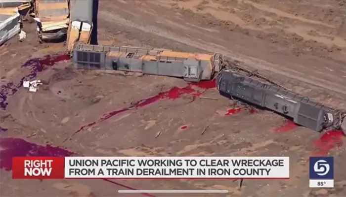 uncomfortable photos fuel train wreckage bloodbath