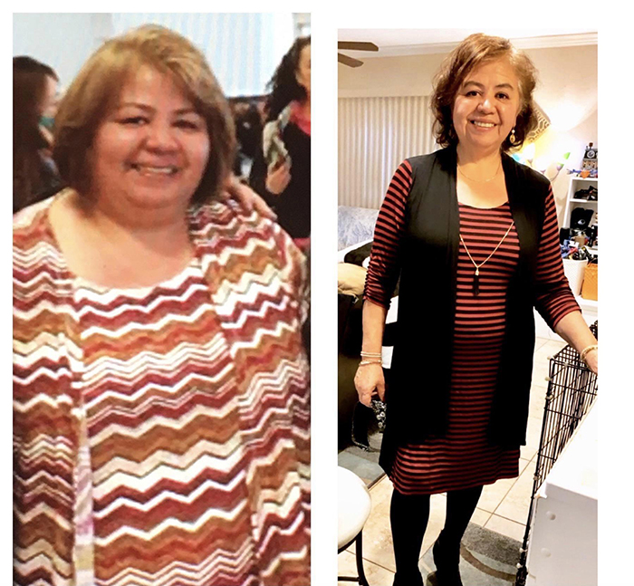 woman in 60s weigh loss journey