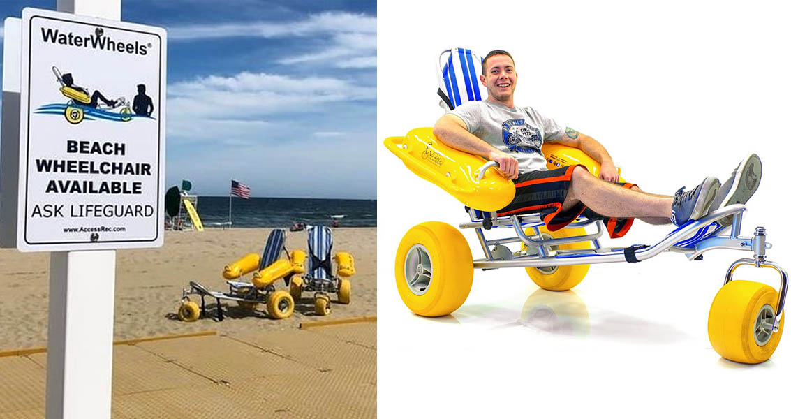 There's Now Floating Wheelchairs For The Beach That Make It Easier To