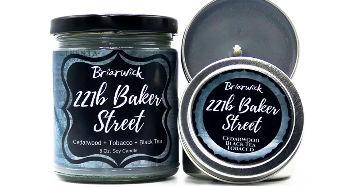 Sherlock Holmes-Inspired Candle