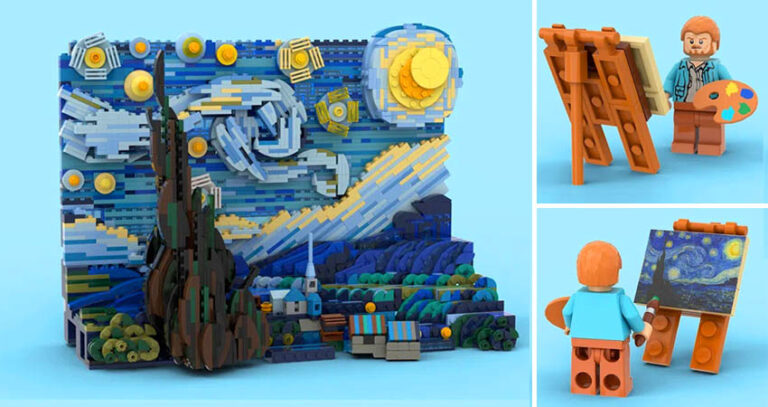 Starry Night 3D LEGO Set