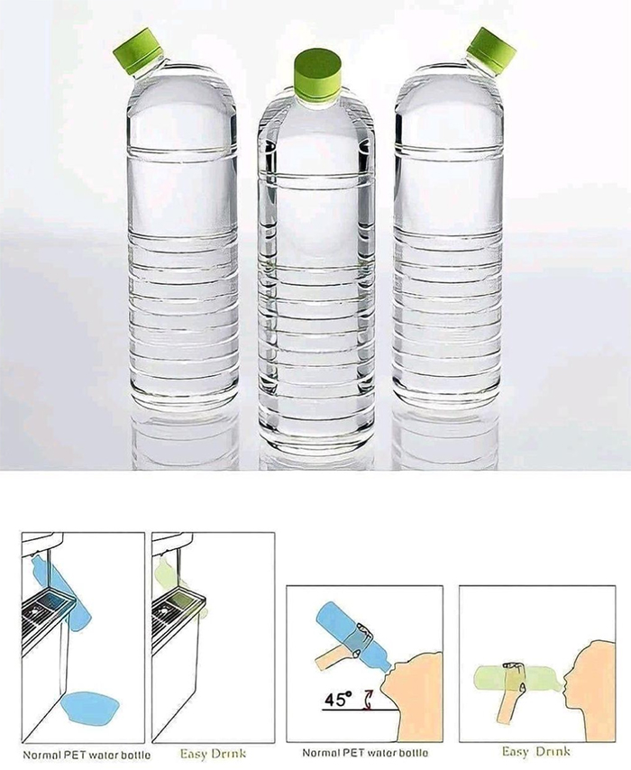 brilliant design ideas angled bottleneck