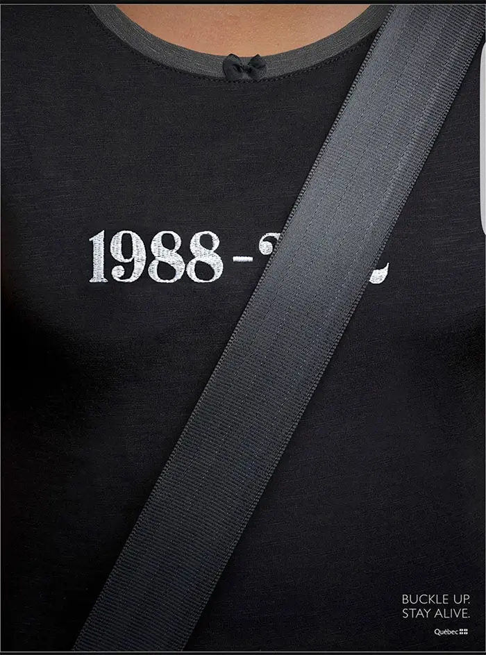 brilliant design ideas awareness ad for seatbelts