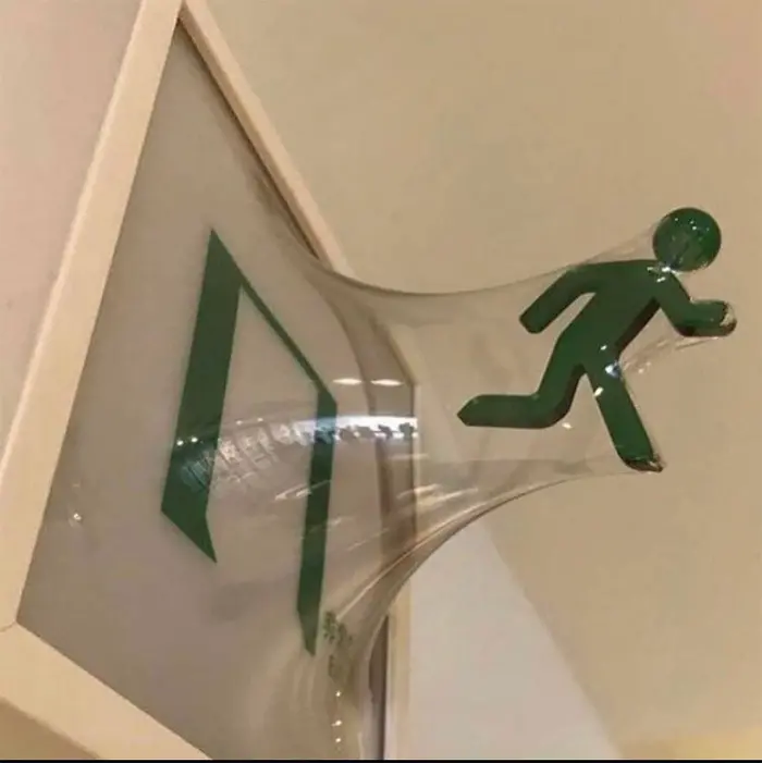 brilliant design ideas exit sign