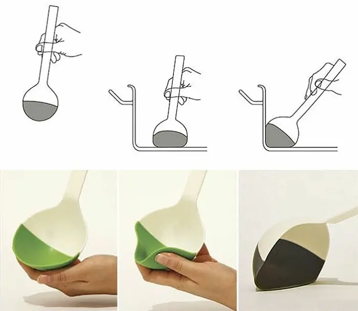 brilliant design ideas flexible tip ladle