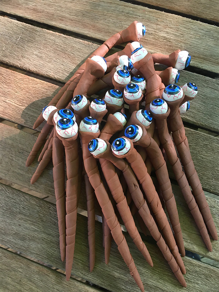 ceramic stakes halloween props