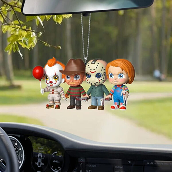 You Can Get Horror-Themed Rear-View Mirror Characters For Your Car