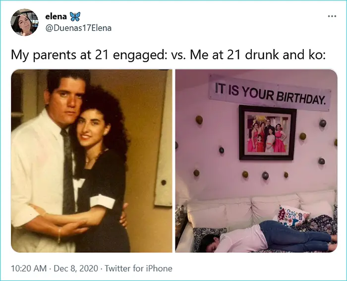 generational comparison twitter challenge elena