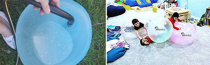 giant inflatable water bubble ball air pump