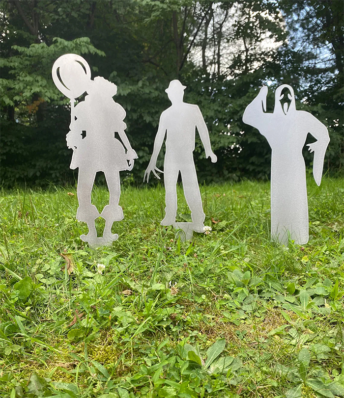 horror characters metal lawn decors