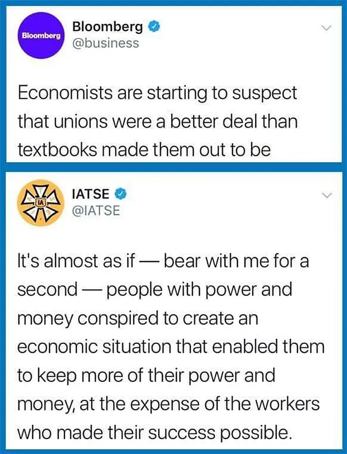 murdered by words economists and unions