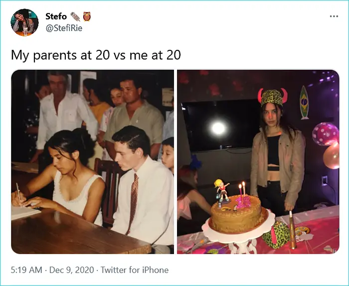 my parents vs me stefo