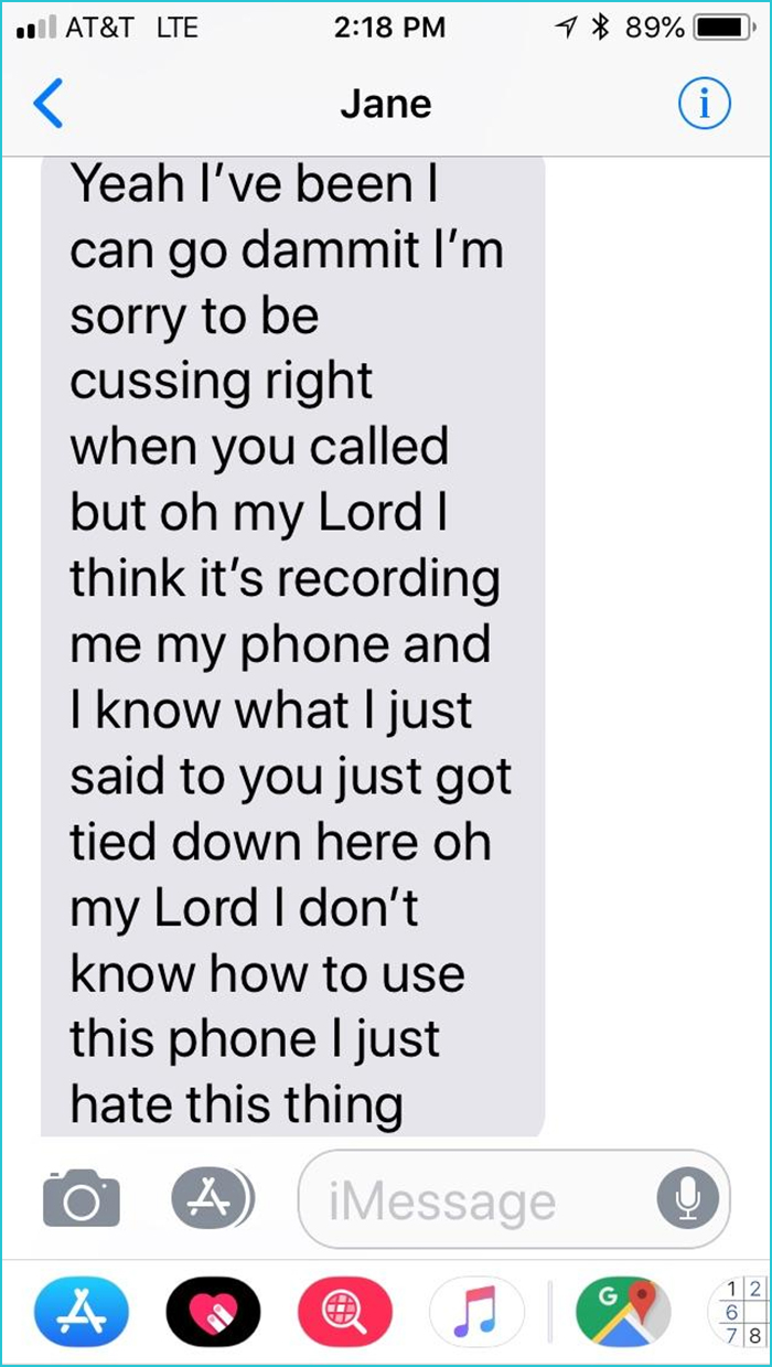old people technology struggles voice text feature