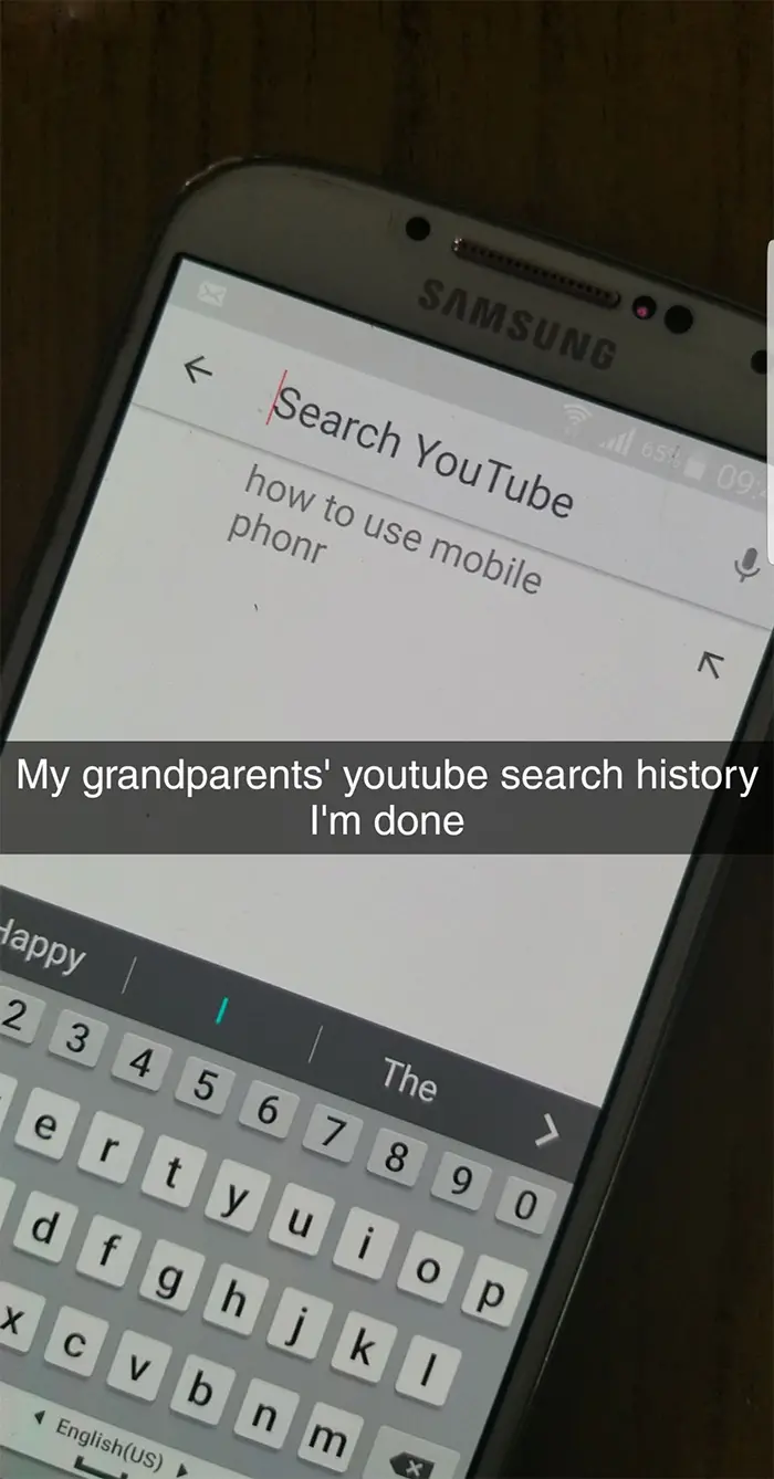 old people technology struggles youtube tutorial