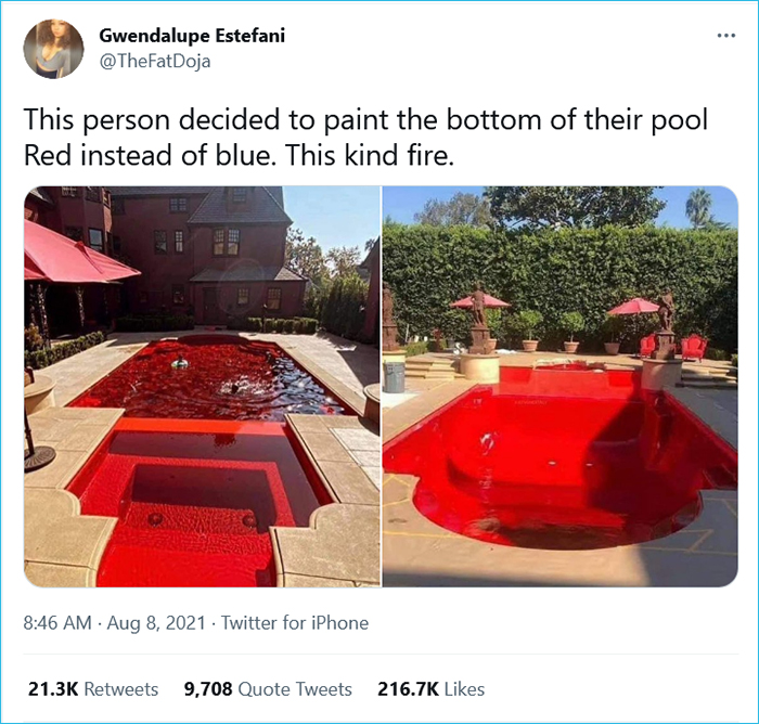 red pools