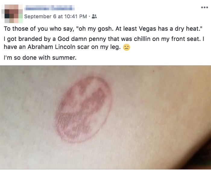 summer heatwaves branded by hot penny
