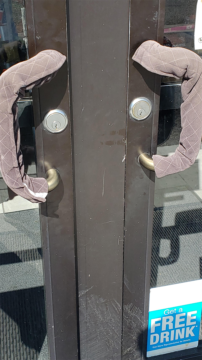 summer heatwaves door handles cover