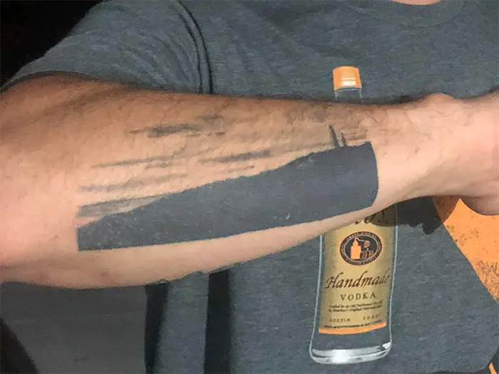 tattoo fails desert skyline