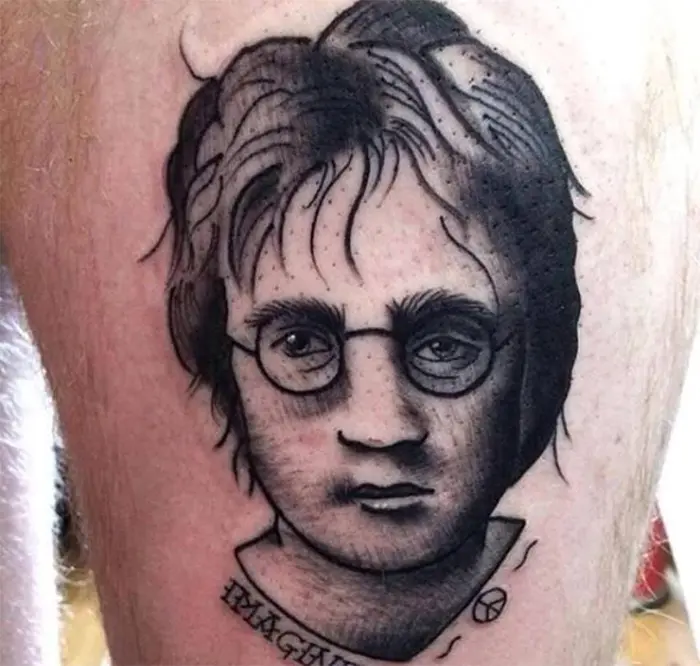 tattoo fails john lennon harry potter