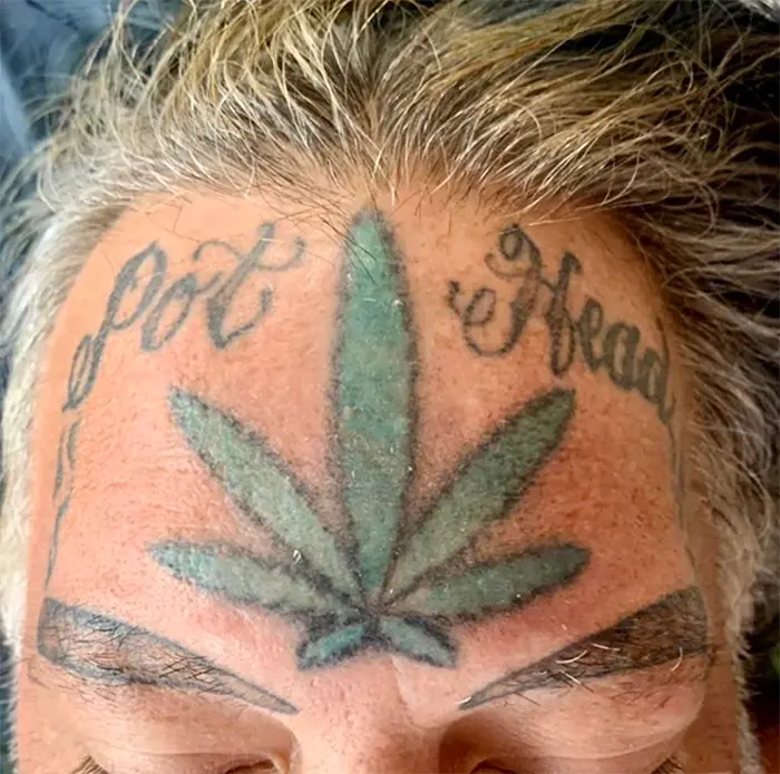 tattoo fails pot head