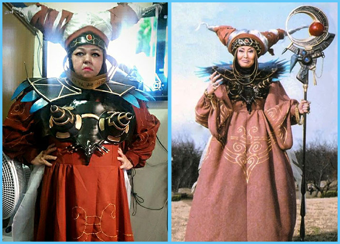 tia sol costume play power rangers rita repulsa