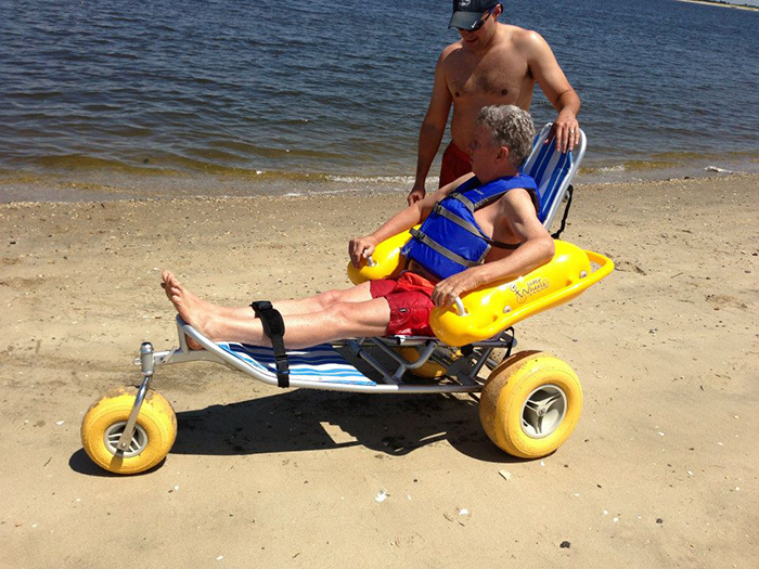waterwheels floating beach wheelchair for people with disability