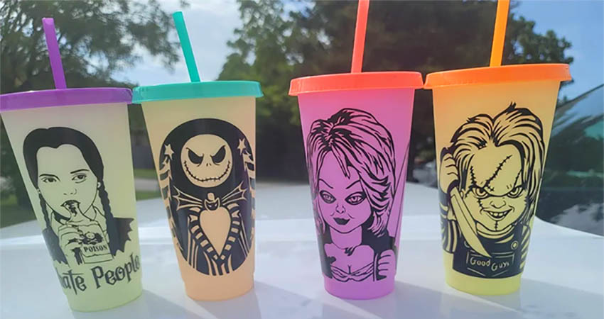 Halloween Color-Changing Cups