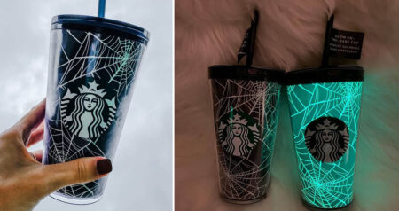 Starbucks Glow-In-The-Dark Spiderweb Cup