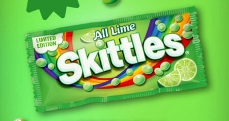 all lime Skittles