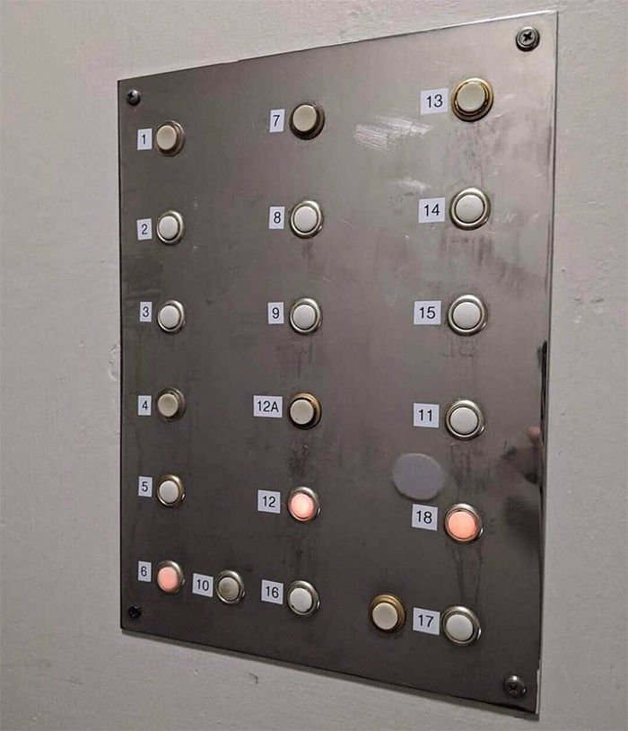 bad designs elevator buttons