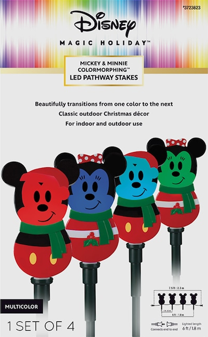 disney color-changing led markers stakes